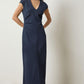 Side Tuck Maxi Dress