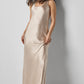Satin Bias Maxi Dress
