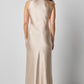 Satin Bias Maxi Dress