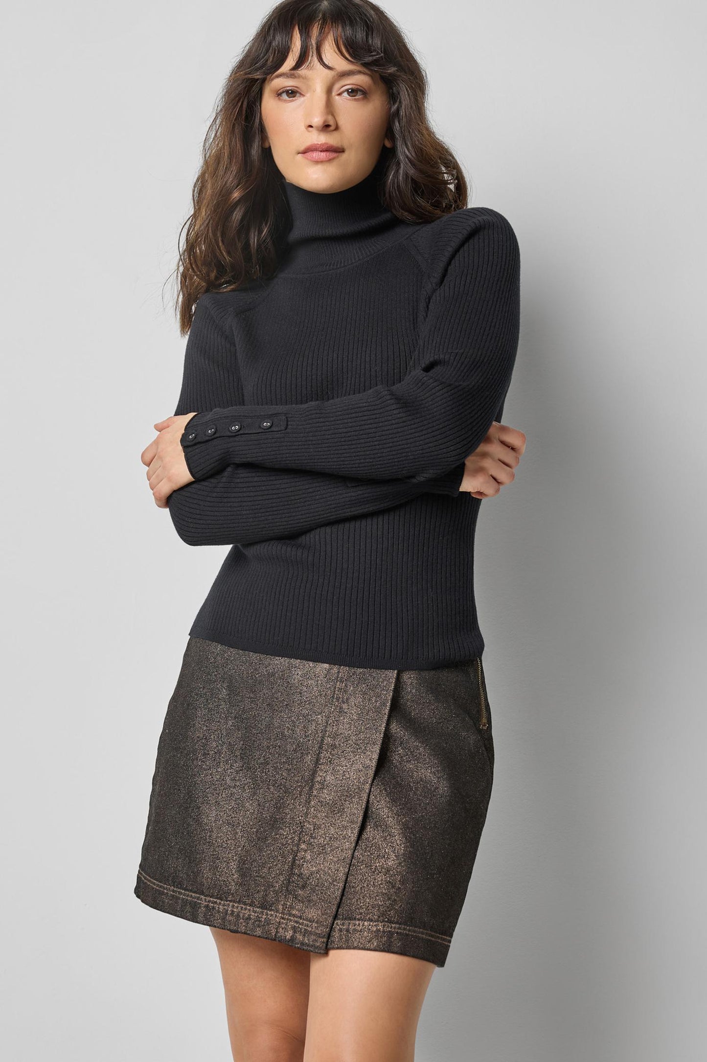 Slim Rib Turtleneck