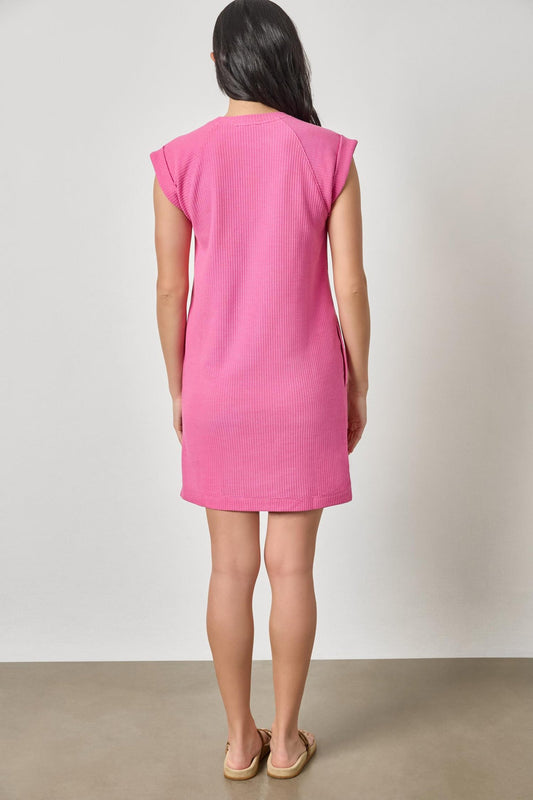 Saddle Sleeve Shift Dress