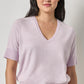 V-Neck Saddle Sleeve Sweater