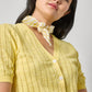 Open Stitch V-Neck Cardigan