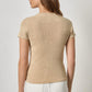 Sunwashed Cap Sleeve V-Neck