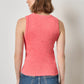 Ribbed Slub Scoop Tank