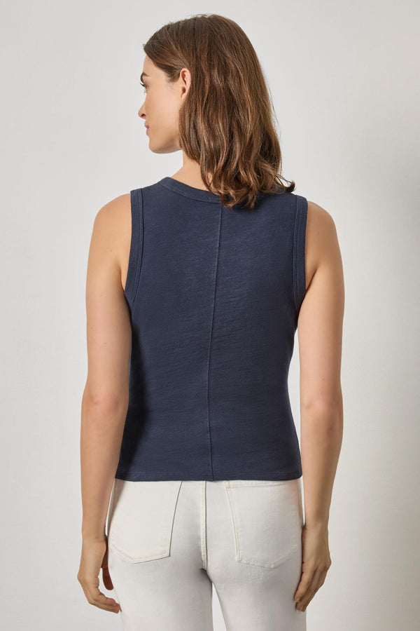 Vintage Side Pleat Tank