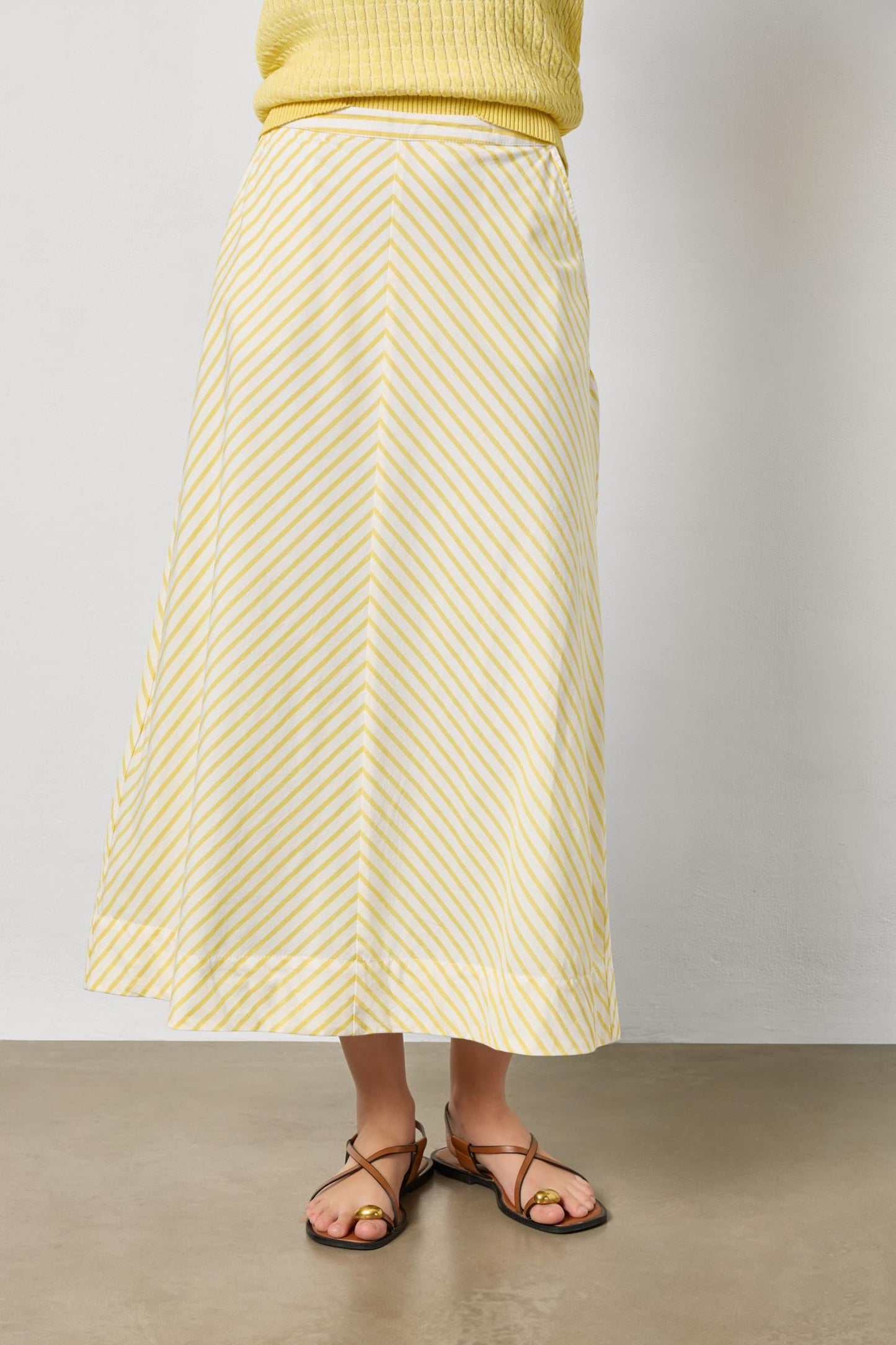 Stripe Maxi Skirt