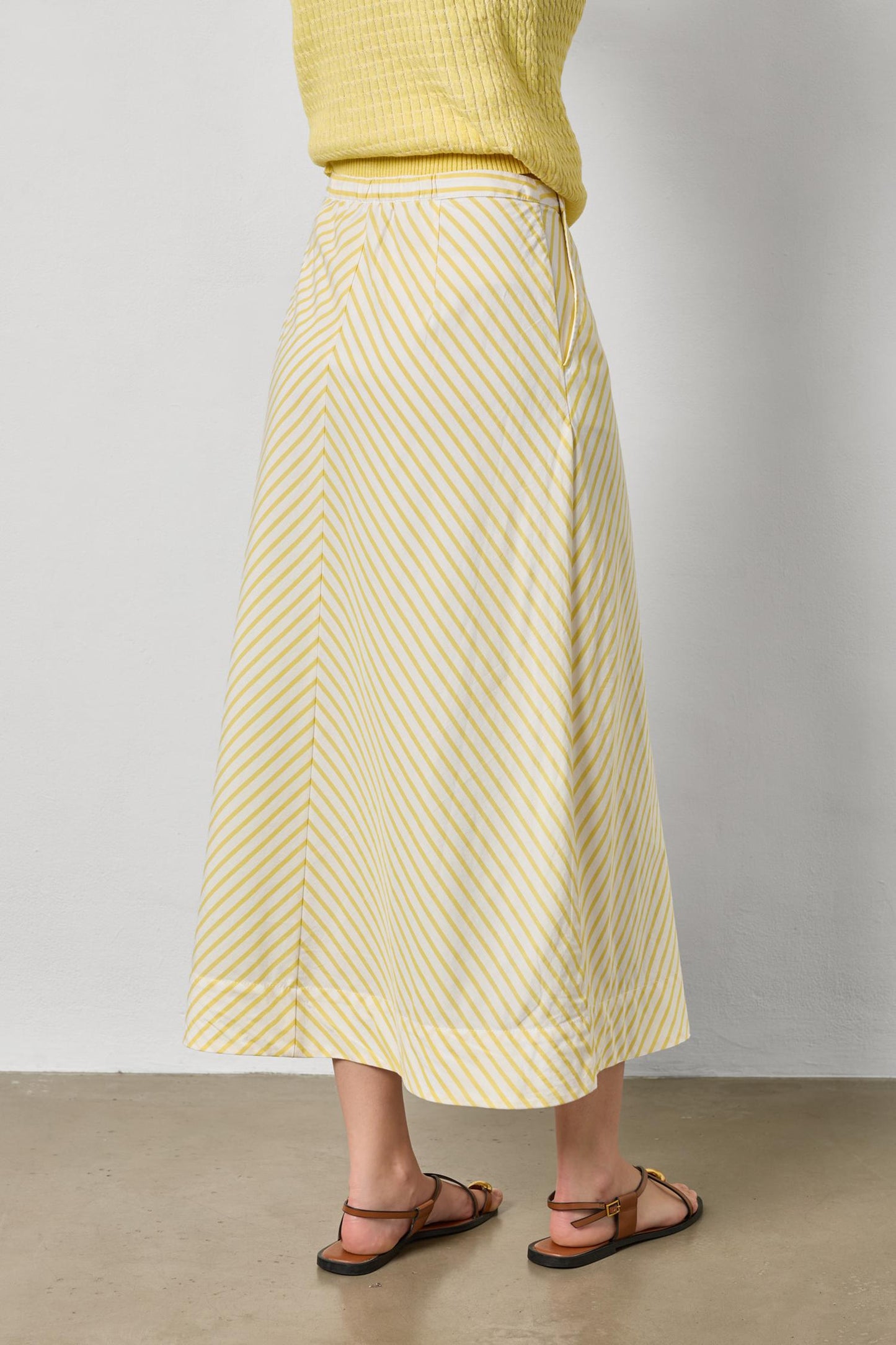 Stripe Maxi Skirt