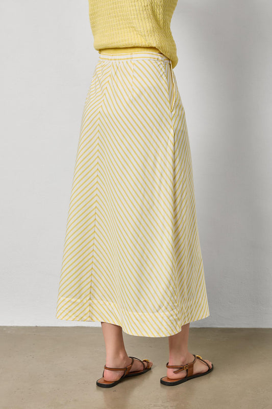 Stripe Maxi Skirt