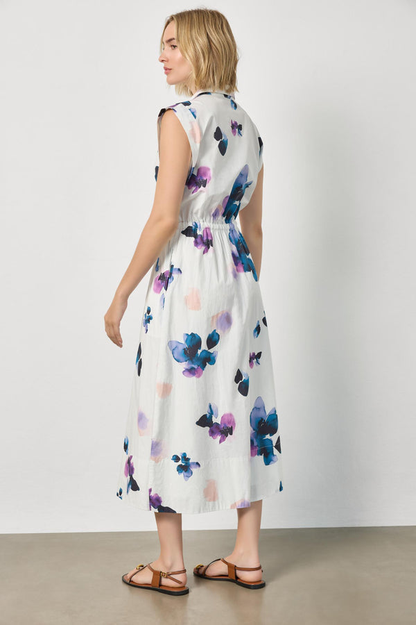 Gusset Sleeve Maxi Dress