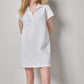 Textured Terry Tunic Dress