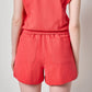 Textured Terry Front Seam Short