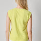 Cap Sleeve Crew