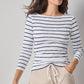 Striped Boatneck