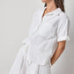 Linen Blend Boyfriend Button Down