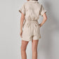 Linen Blend Romper