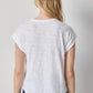 Cuff Sleeve Boxy Top