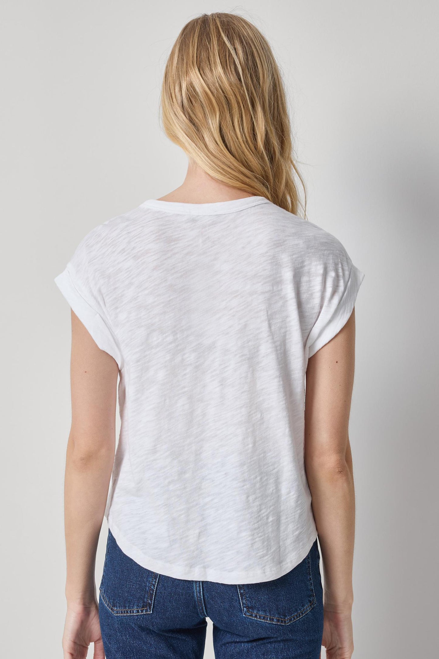 Cuff Sleeve Boxy Top