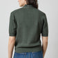 V-Neck Elbow Sleeve Sweater