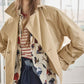 Double Breasted Short Trench