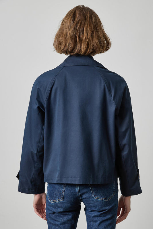 Double Breasted Short Trench