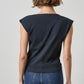 Drape Neck Wedge Top