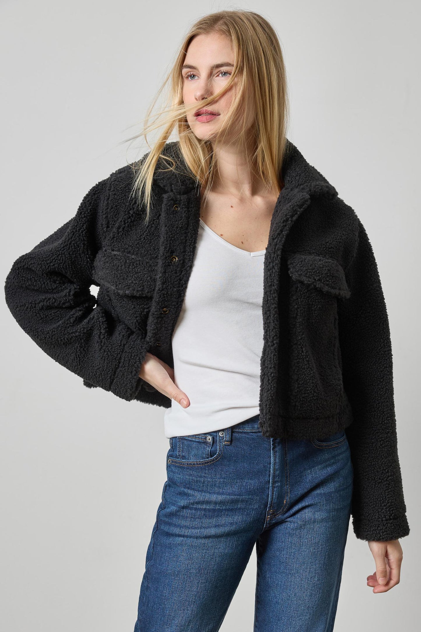 Sherpa Collared Jacket