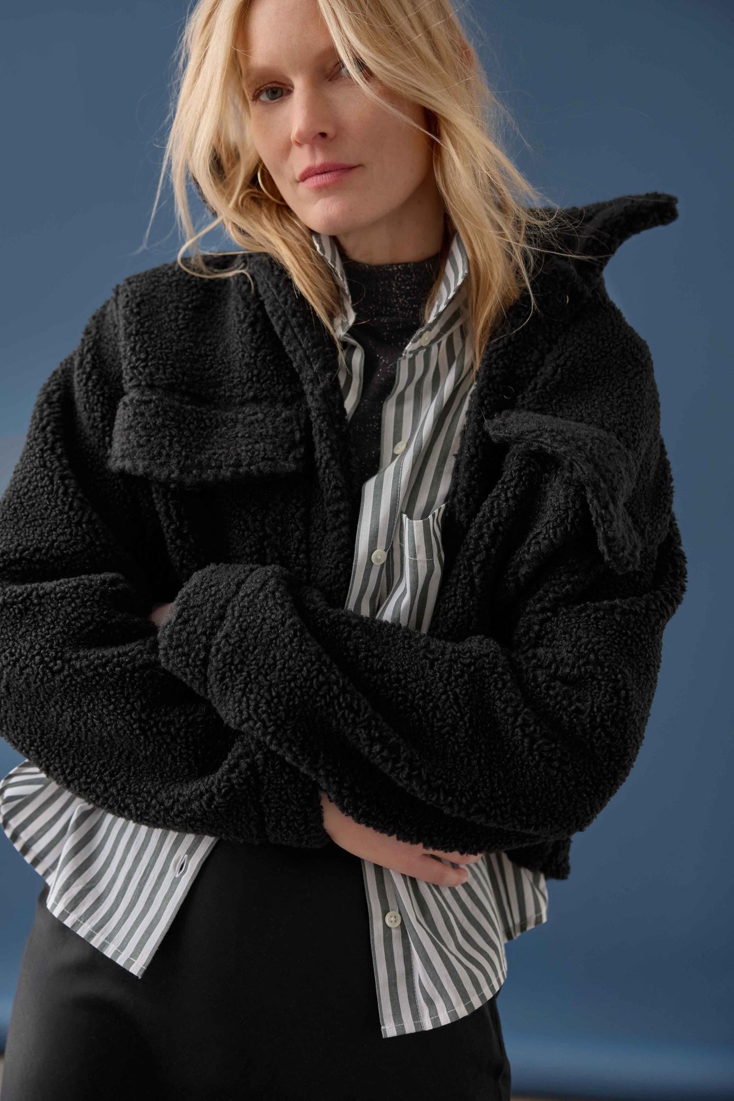Sherpa Collared Jacket
