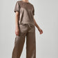 Slub Woven Darted Top
