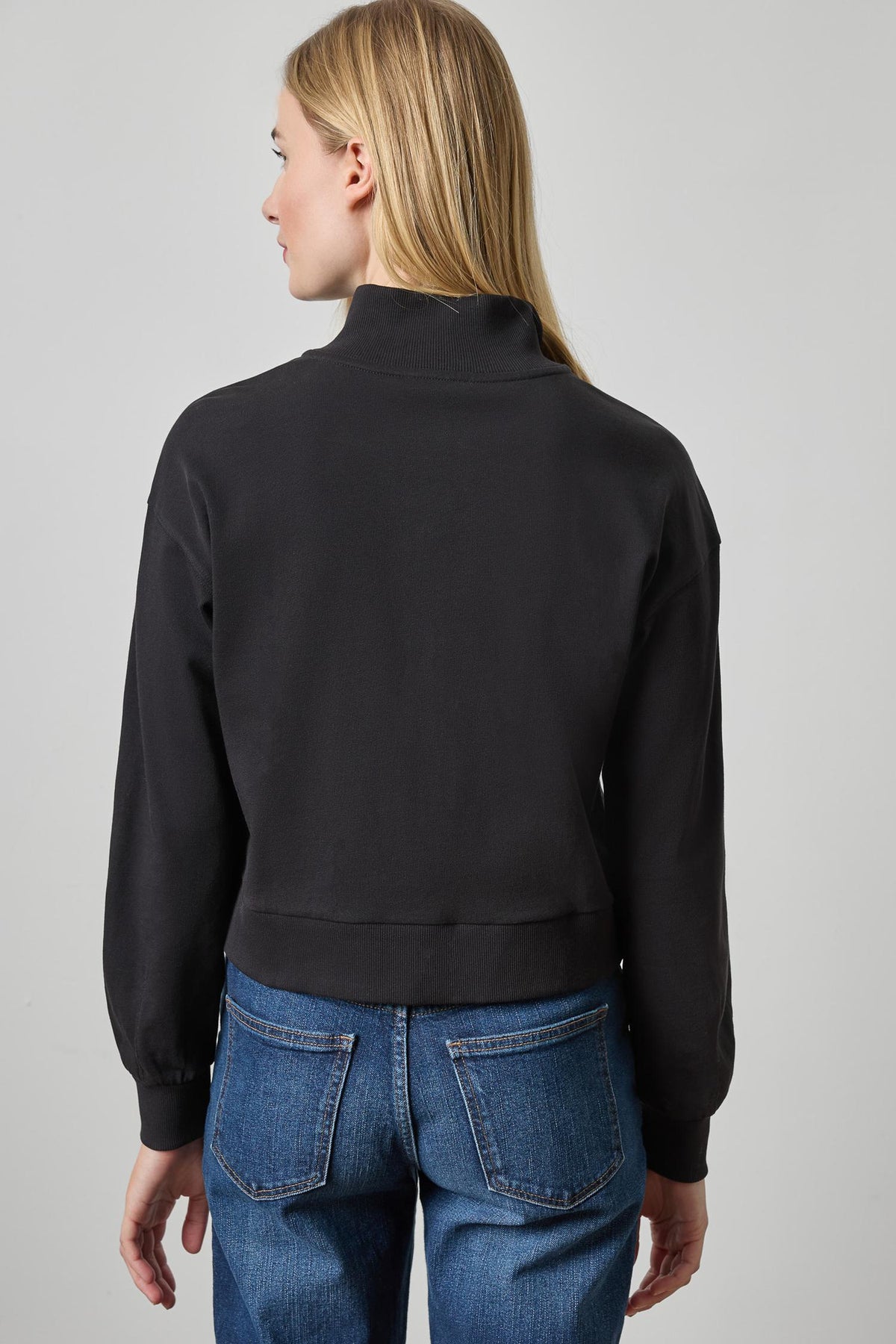 Mock Neck Cardigan