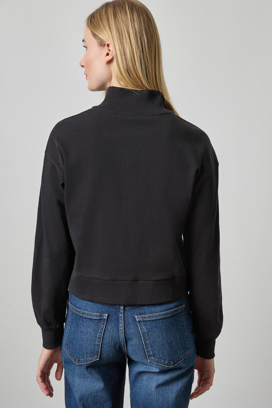 Mock Neck Cardigan