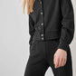 Mock Neck Cardigan