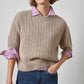 Textured Easy Crewneck Sweater