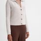 Plush Cashmere Polo Cardigan