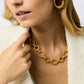 Portofino Link Necklace-Gold