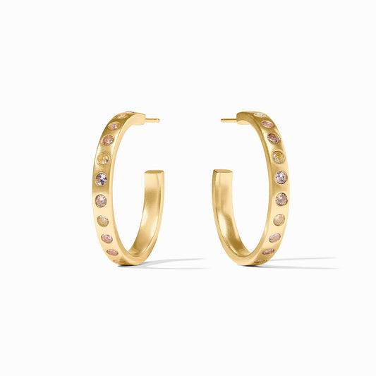 Rainbow Hoop Medium-Champagne