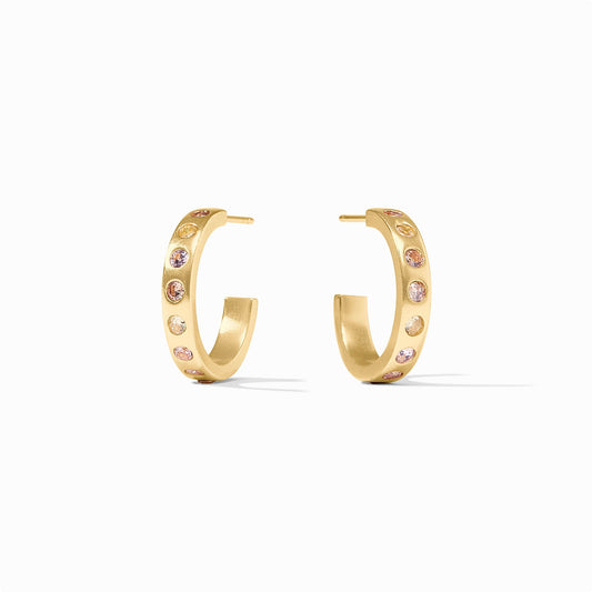 Rainbow Hoop Small-Champagne