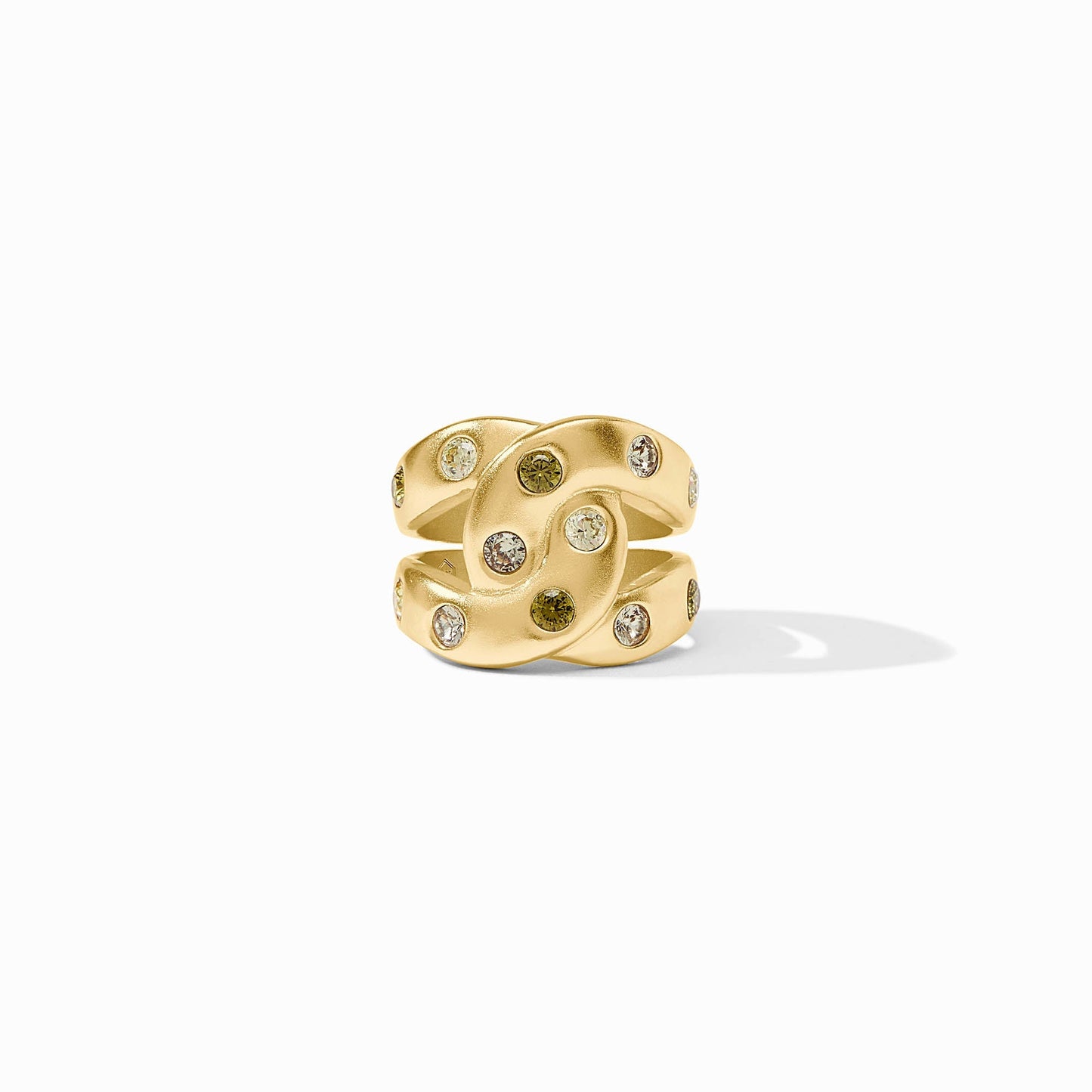 Rainbow Infinity Ring-Champagne Radiance