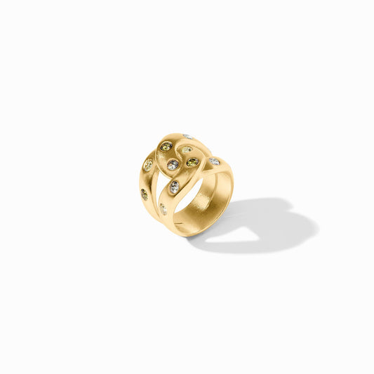 Rainbow Infinity Ring - Shades of Jade