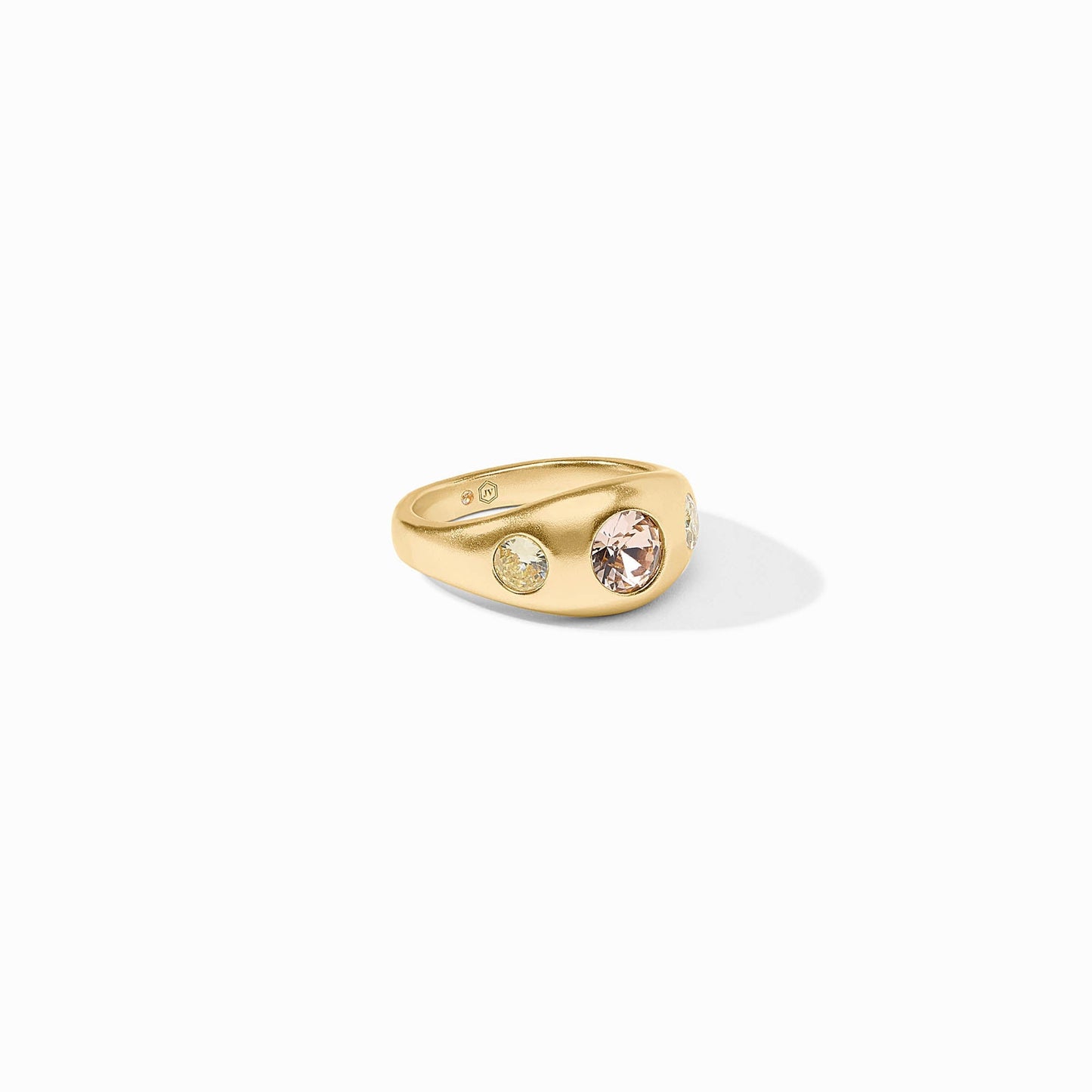 Rainbow Signet Ring-Champagne