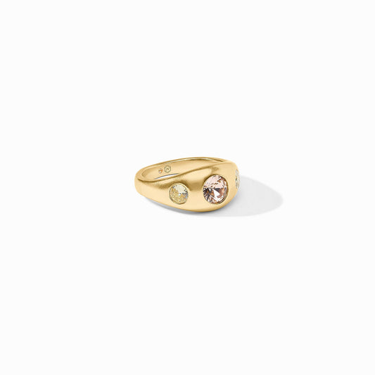 Rainbow Signet Ring-Champagne