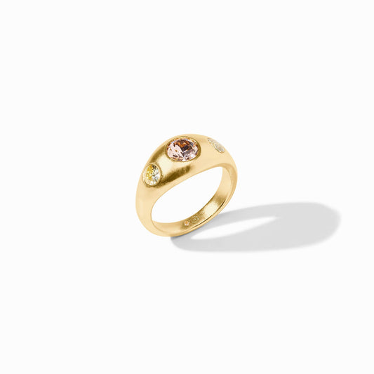 Rainbow Signet Ring-Champagne