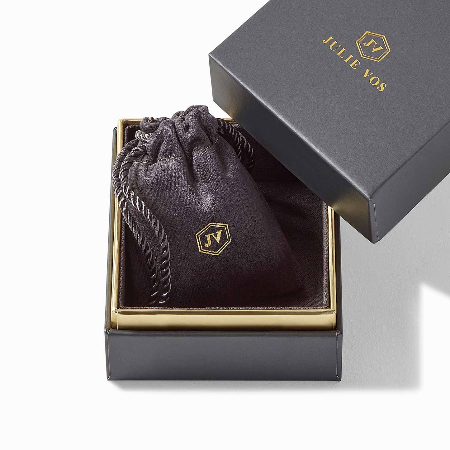 Rainbow Signet Ring-Champagne
