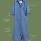 Maxi Shirtdress - Denim