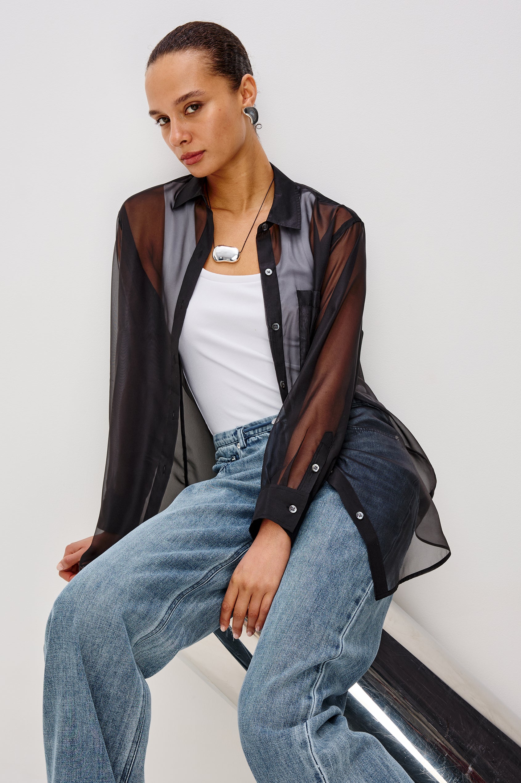 トップス moripon. Frill tailored vest / gray moripn. Frill tailored vest / gray レディース