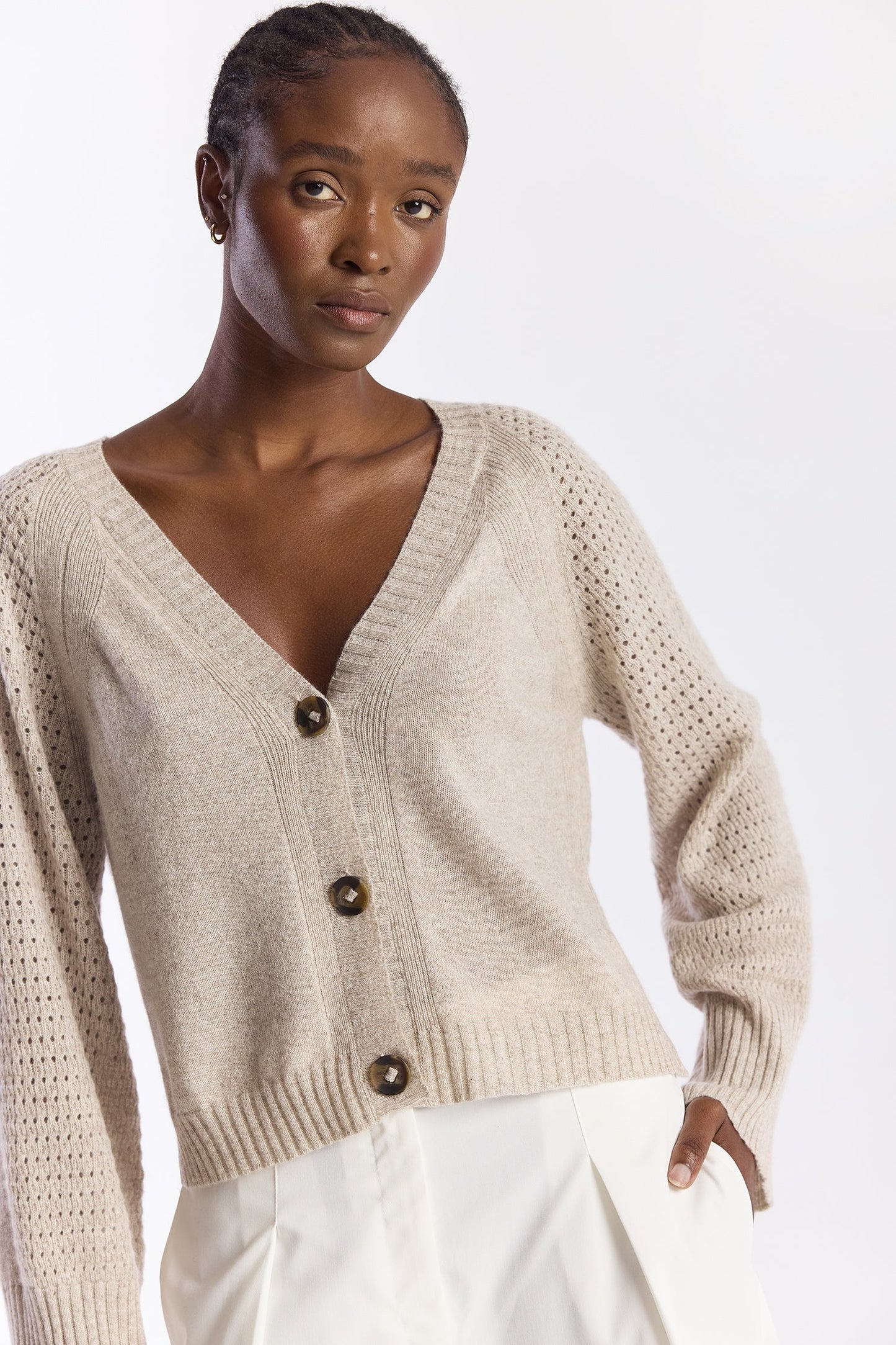 Natalie Deep V Cardi