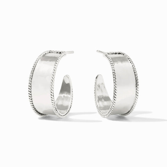 Silver-Savoy Hoop Small