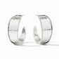 Silver Savoy Hoop-Medium