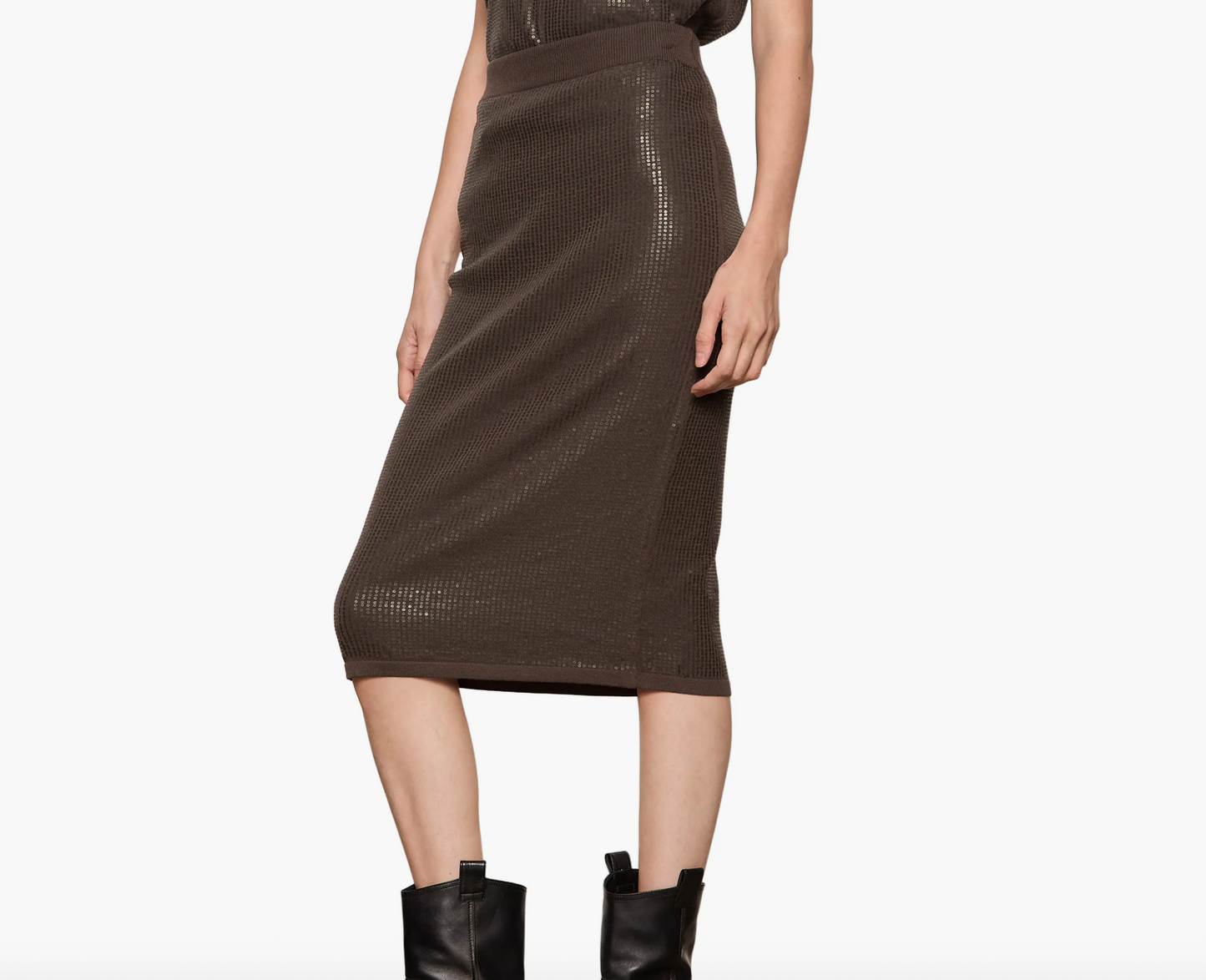 Sparkle Sequin Pencil Skirt