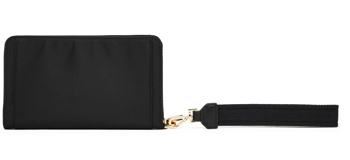 Bryant Wallet - Blk Nylon Cargo Red Zip
